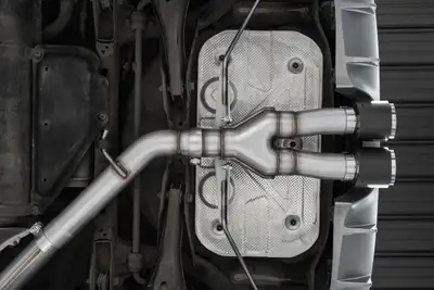 MBRP Exhaust 2019-2021 Hyundai Veloster Armor Lite Aluminized Steel 3 Inch Cat Back Dual Split Center Rear Exit Exhaust Sytem MBRP