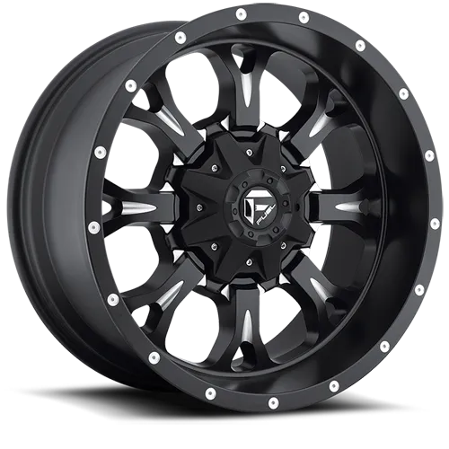 Aluminum Wheels 17X9 Krank D517 5 On 114.3/5 On 127 Matte Black/Milled 78.1 Bore -12 Offset Fuel Off Road Wheels product image