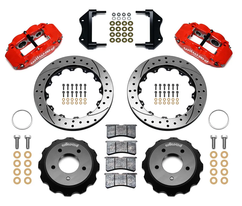 1985 - 1987 Chevrolet Forged Narrow Superlite 6R Big Brake Front Brake Kit (Hat) - 140-11918 product image