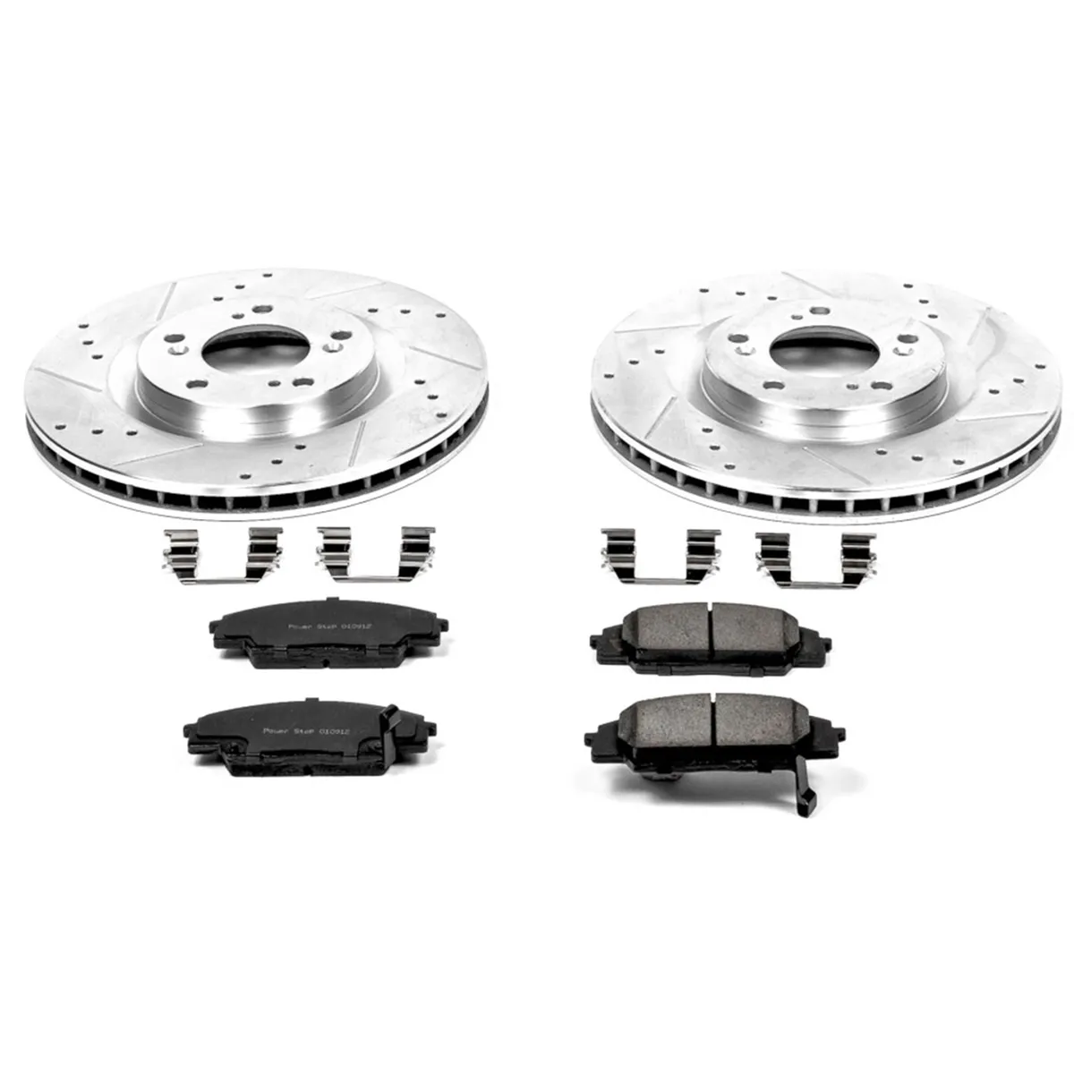 Z23 Evolution Sport Upgrade Kit: Drilled/Slotted Rotors; Carbon-Fiber Ceramic Pads W/Hardware product image