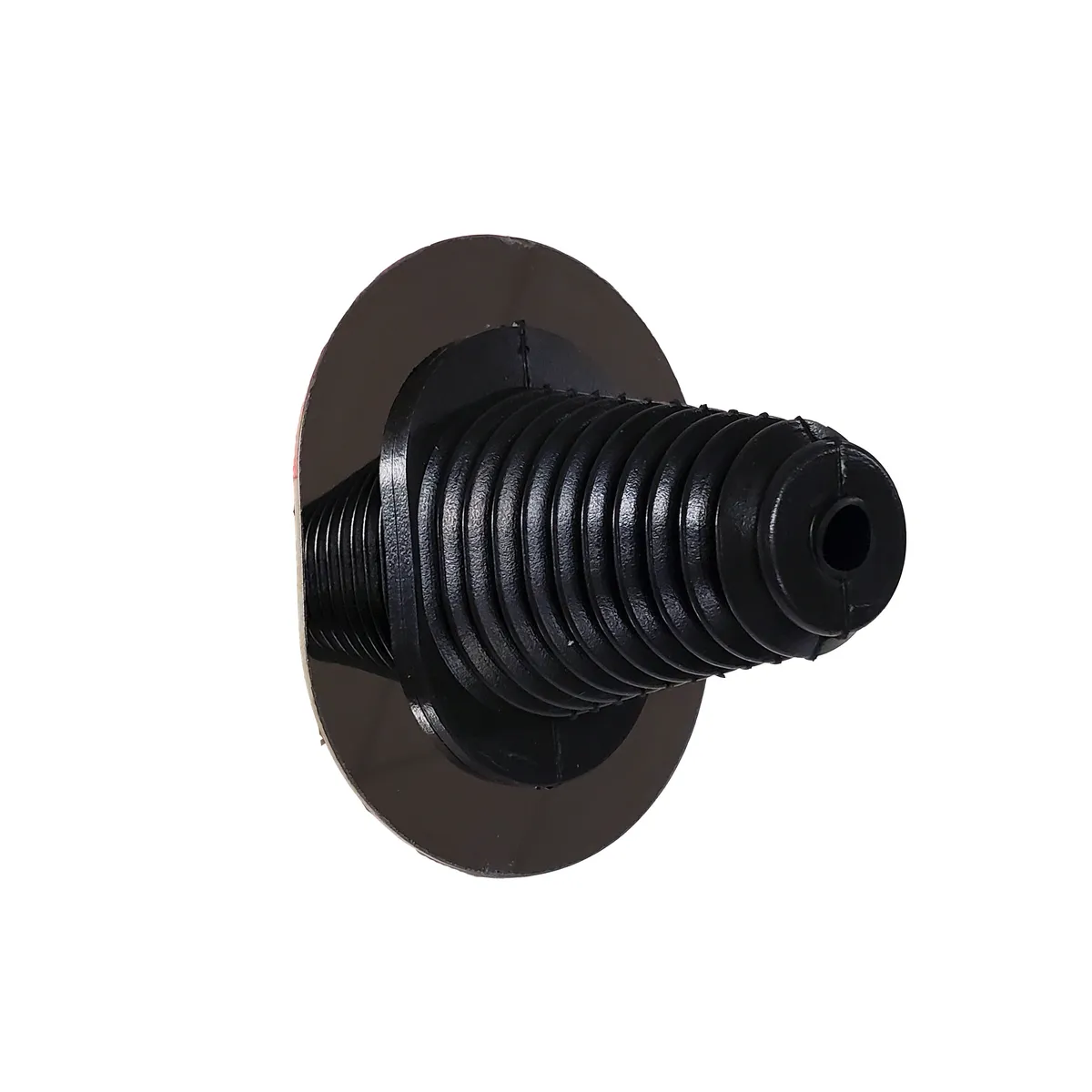 Borgeson JJ s Rods Universal brake and clutch pedal firewall boot. Includes oval style polished stainless steel bezel and stainless steel hardware.