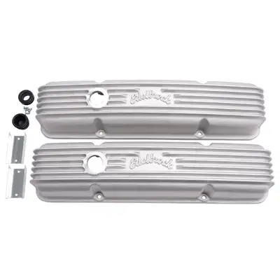 Edelbrock Edelbrock 41439 Classic Series Valve Cover for Chevy 262-400 V8 1959-86