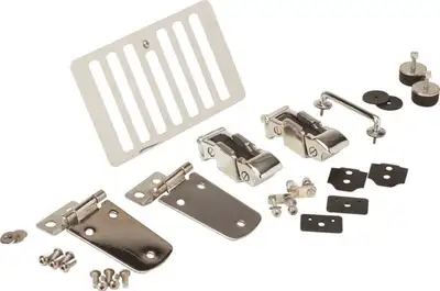 Kentrol Jeep TJ Hood Kit 98-06 Wrangler TJ Polished Silver Kentrol