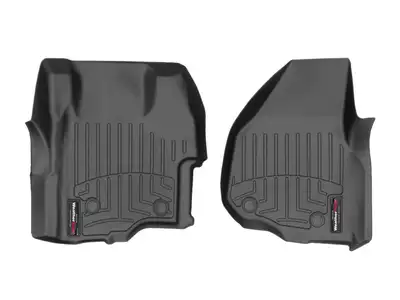 Weathertech BlackFrontFloorLinerVinylFloorsFordF-250F-350F-450F-5502011-2016VinylFloorsSuperCab
