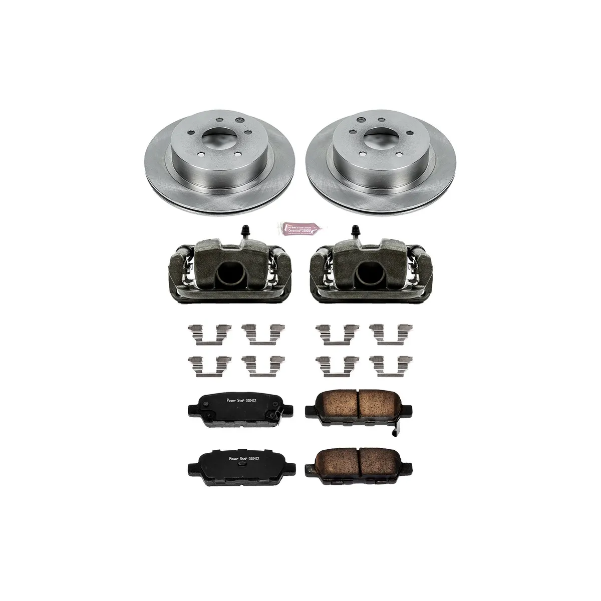 Z17 Direct Replacement Kit: Rotors; Ceramic Pads; Calipers product image
