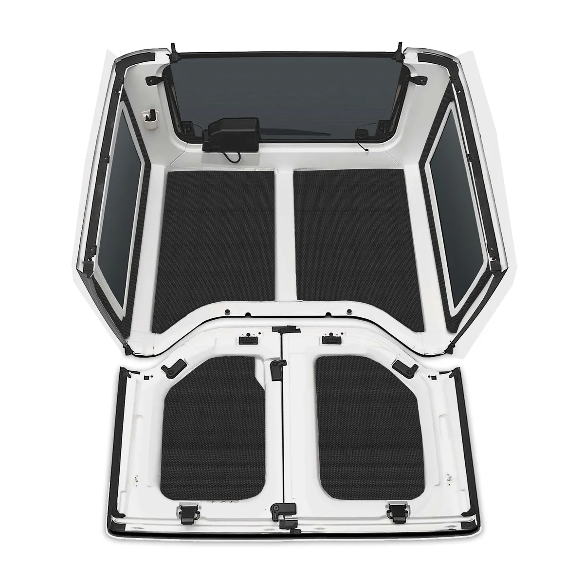 DEI 50285 '11-'18 Wrangler JK 2-Door Black Original Finish Complete Headliner Kit 050285 product image