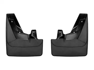 Weathertech Black MudFlaps for Chevrolet Suburban 2021 Front