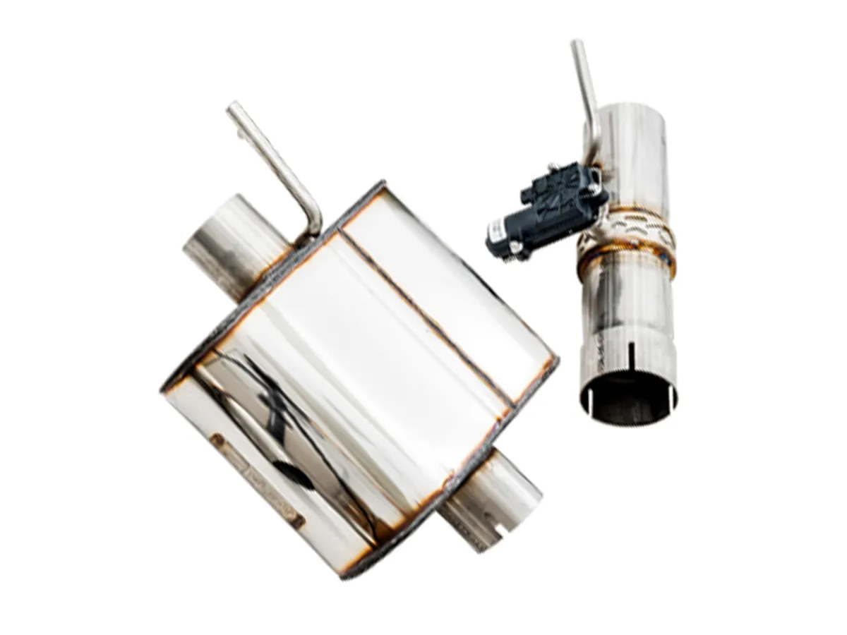 AWE Track Edition Exhaust for Audi 8V S3 - Diamond Black Tips, 102mm product image
