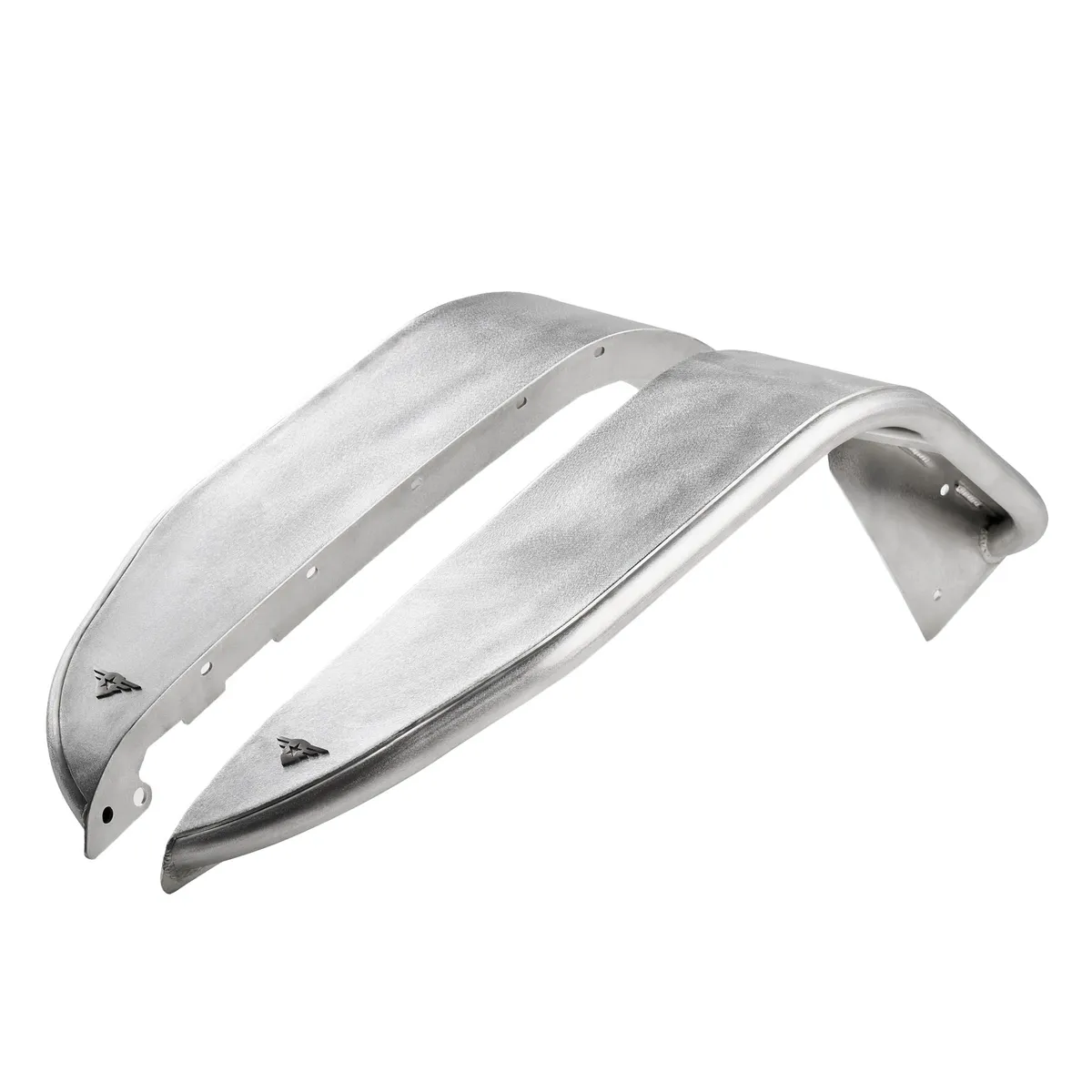 Combat Off Road Jeep JT Full Assault Raw Aluminum Fender Kit - Front 35-1176 product image