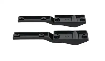 Kentrol Jeep TJ Tailgate Hinge Pair 97-06 Wrangler TJ Powdercoat Black Kentrol