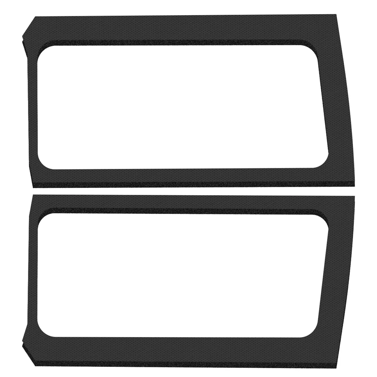 DEI 50272 Wrangler JL 2-Door Black Leather Look Rear Side Window Only 050272 product image