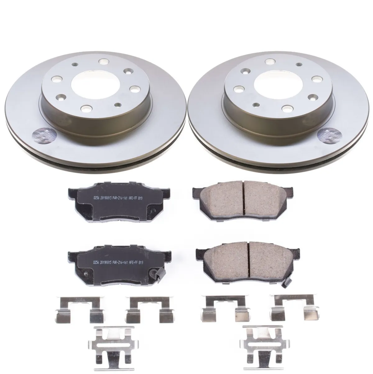 Z17 Geomet Coated Rotor Kit: Genuine Geomet Fully Coated Rotors; Ceramic Pads W/Hardware product image