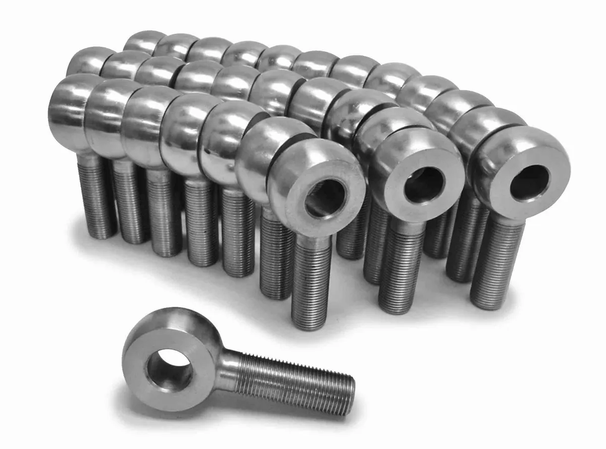 Steinjager Steinjäger Male Rod Ends, Solid Plated Steel 1/2-20 RH 0.500 Bore 30 Pack