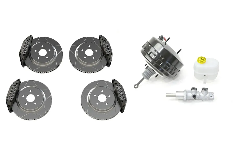 TeraFlex Teraflex Delta Brakes and Mopar Master Cylinder and Brake Booster Kit - JK