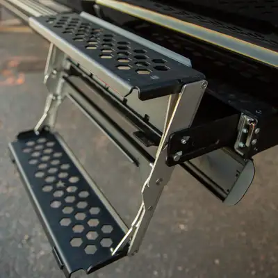 Rock-Slide Engineering R-STEP 16 Inch Wide Step with Universal Brackets To Mount On Flat Surface Rock Slide Engineering
