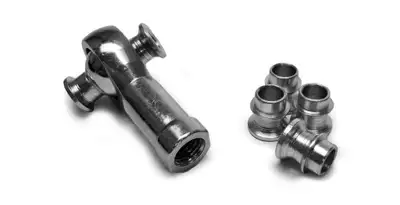 Steinjager Steinjäger For 3/4 Rod Ends Straight Style Rod End Misalignment Inserts Yields 5/8 Bore Plated Steel 4 Pack