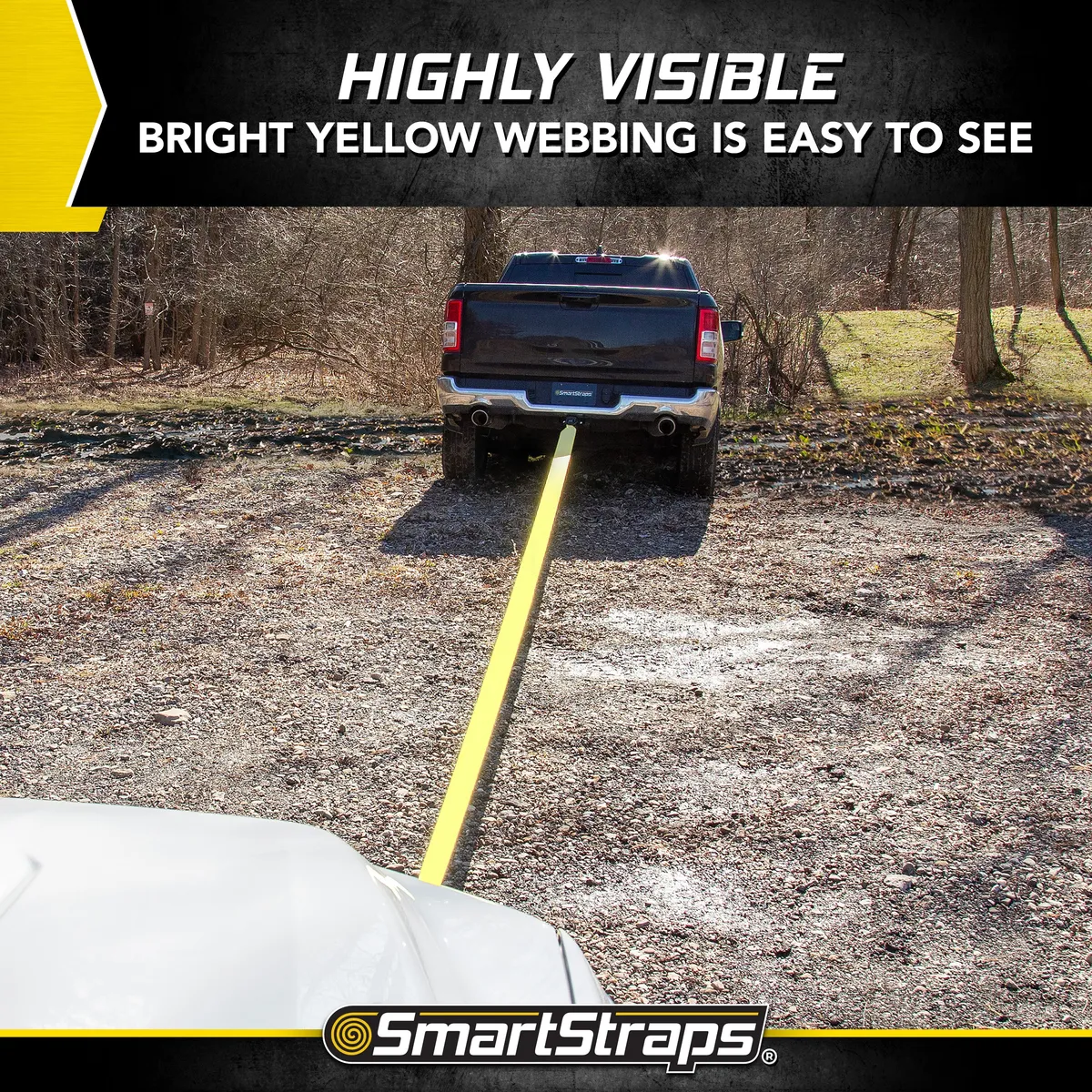 2in x 30ft 15000lb Recovery Strap W/Loop Ends product image