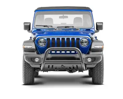 Black Horse Off Road 20c Gladiator /18c Wrangler JL Bull Bar w Skid Plate Black