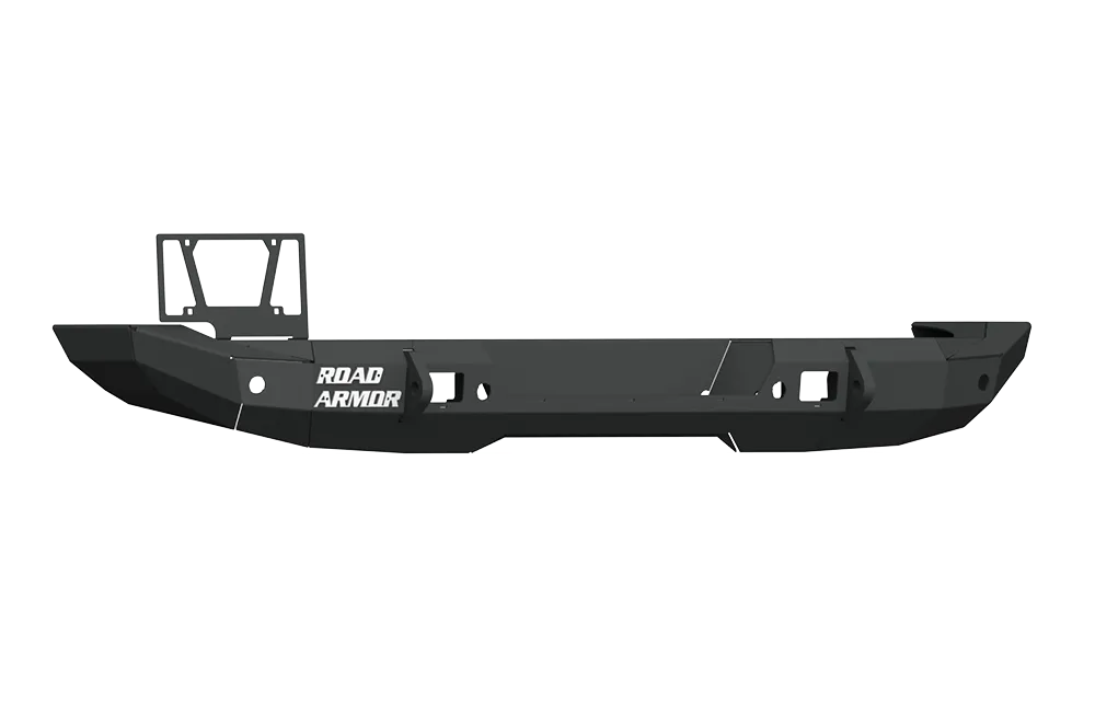 Stealth Rear Full Width Non-Winch Bumper | Tire Carrier Hole - Texture Black 2018-2025 Jeep JL JLU product image