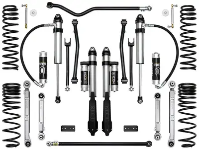ICON Vehicle Dynamics ICON 2020-Up Jeep Gladiator, 2.5" Lift, Stage 7 Suspension System, Billet UCA