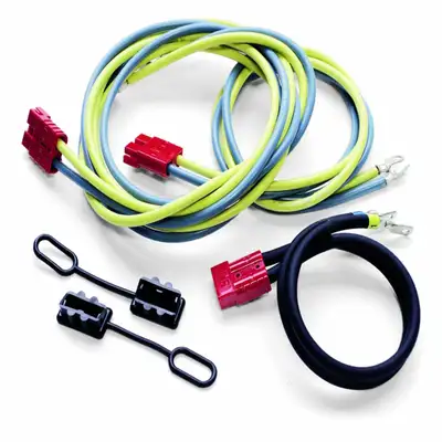 Warn 50 Amp Quick Connect Wiring Kit with 120-Inch Rear Lead