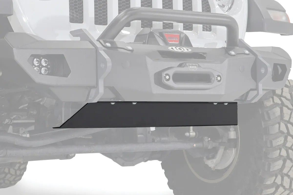 LOD Black Ops Front Bumper Skid Plate - Black Powder Coated - JL/JT product image