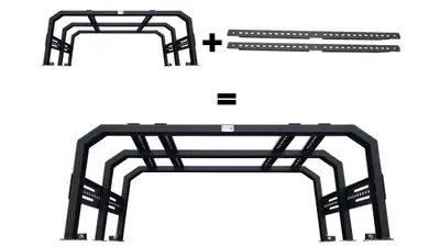 Fishbone Offroad Black textured powder coat, 10-Gauge steel, Stainless Steel hardware