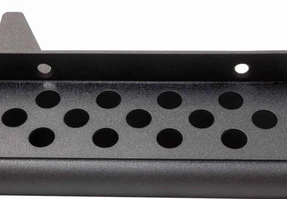 Black textured powder coat, 3/16 in. steel, 2in. Diameter, .120 wall tubing, Stainless steel hardware product image