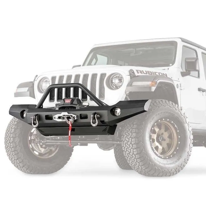 WARN - WARN Elite Front Bumper for JL and JT; Full width without grille guard tube product image