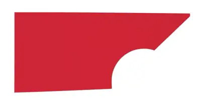 FiveStar Qtr Panel High Impact Plastic Red Right