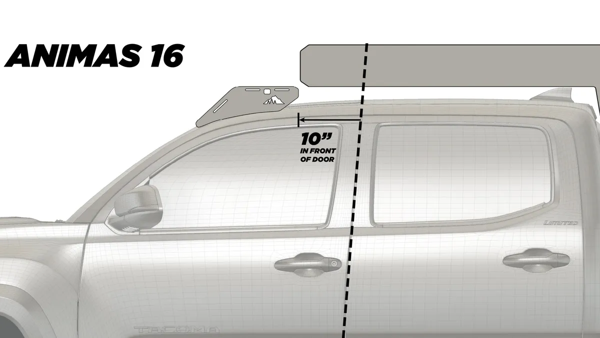 The Animas (2005-2023 Tacoma Camper Roof Rack) product image