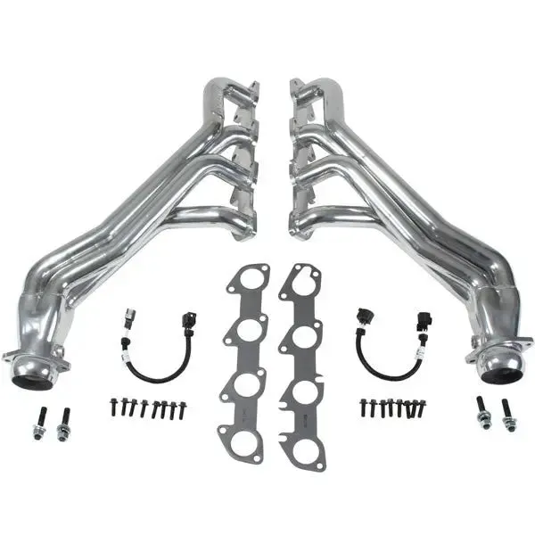 Dodge Challenger Charger 5.7 Hemi 1-3/4 Long Tube Exhaust Headers Polished Silver Ceramic 05-08 product image