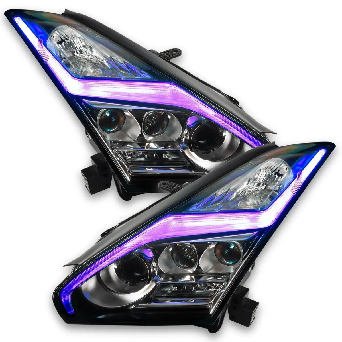 Oracle Lighting 2015-2024 Nissan Gt-R Colorshift "lightning Bolt" Rgb+w Headlight DRL Upgrade Kit product image
