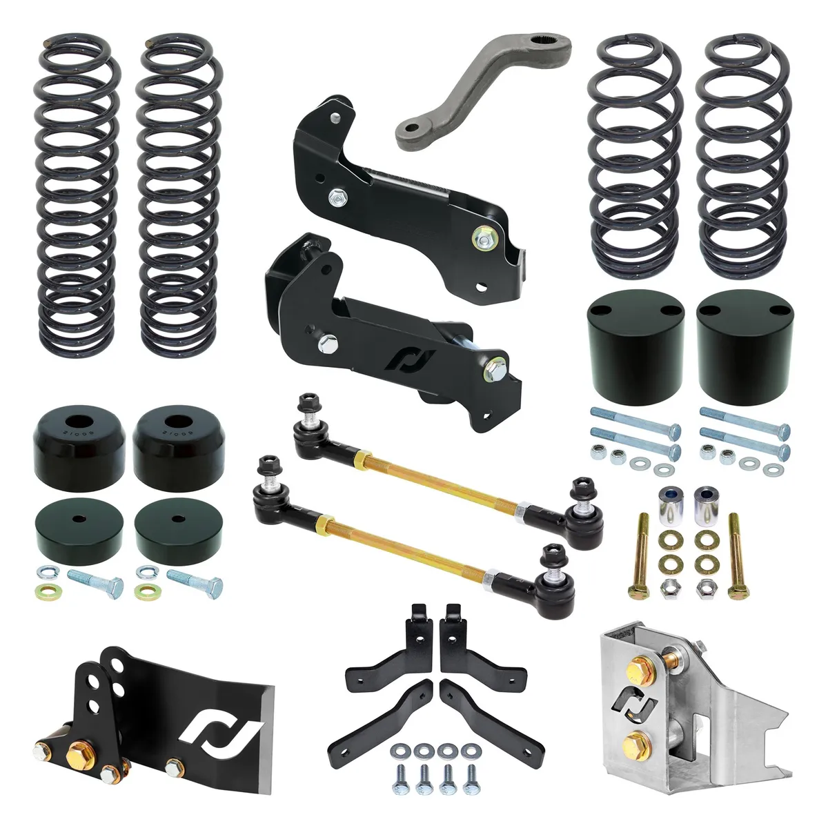 Driver Lift Kit for JK Wrangler Unlimited (4-door) 4 Inch lift RockJock 4X4 product image