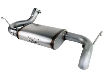 aFe Power aFe POWER MACH Force-Xp 2.5in Axle-Back Hi-Tuck Exhaust System - JK