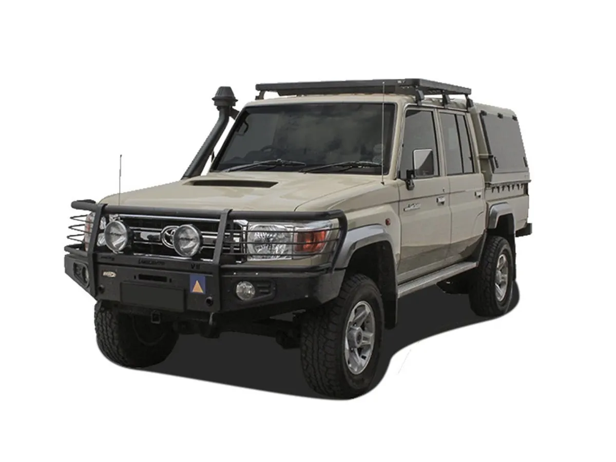 Slimline II Roof Rack Kit; For 1999-2023 Toyota Land Cruiser 78 Series Double Cab Pickup; 1425 W x 1358 L; product image