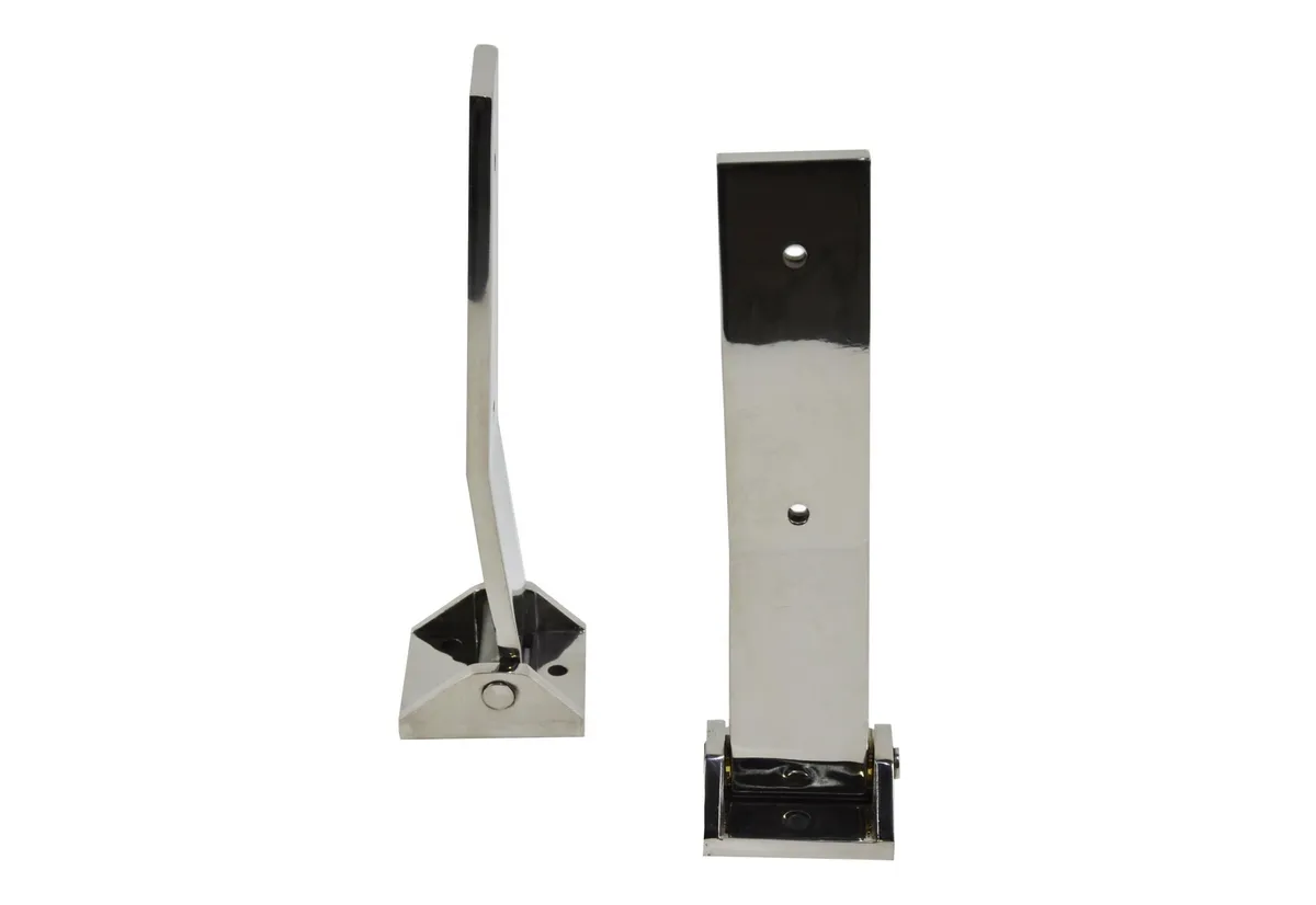 Jeep JK Tailgate Hinge Pair 07-18 Wrangler JK Polished Silver Kentrol product image