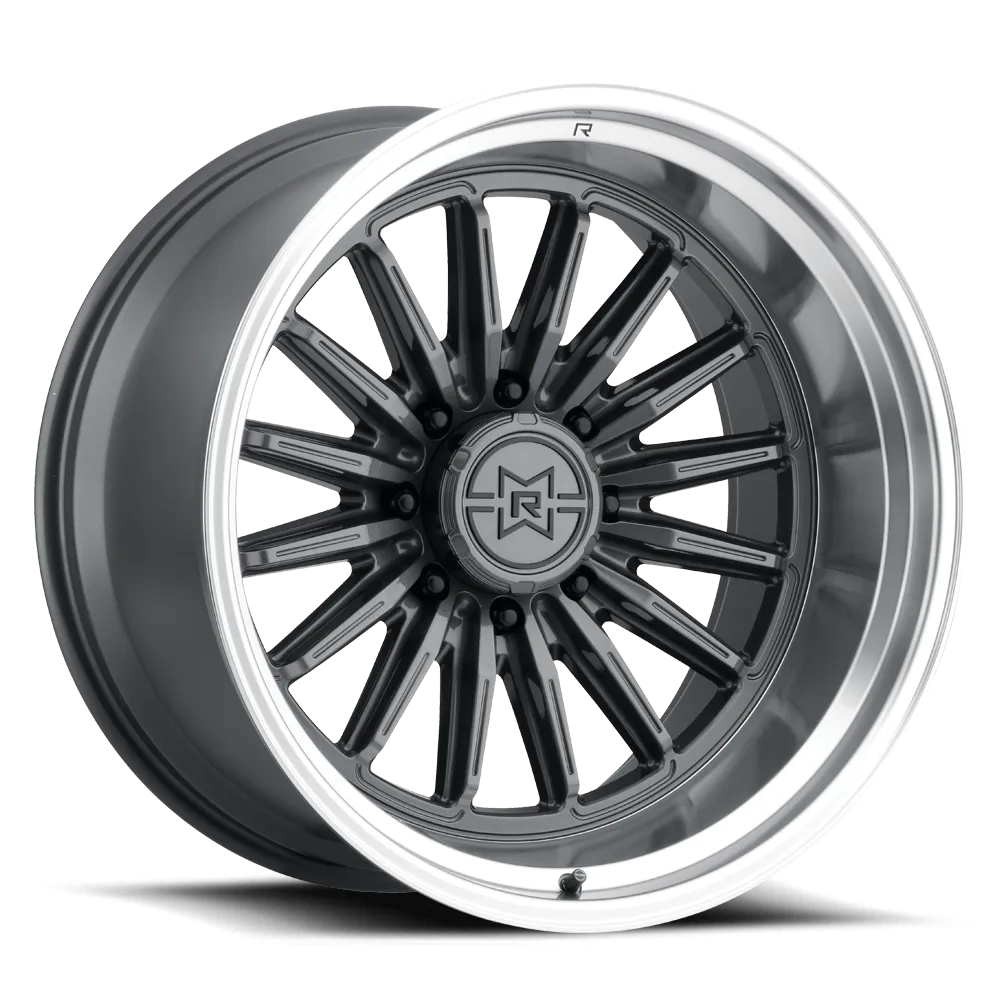 MR803 20x12 -40mm Offset 6x135 87mm Centerbore Gloss Titanium - Machined Lip product image