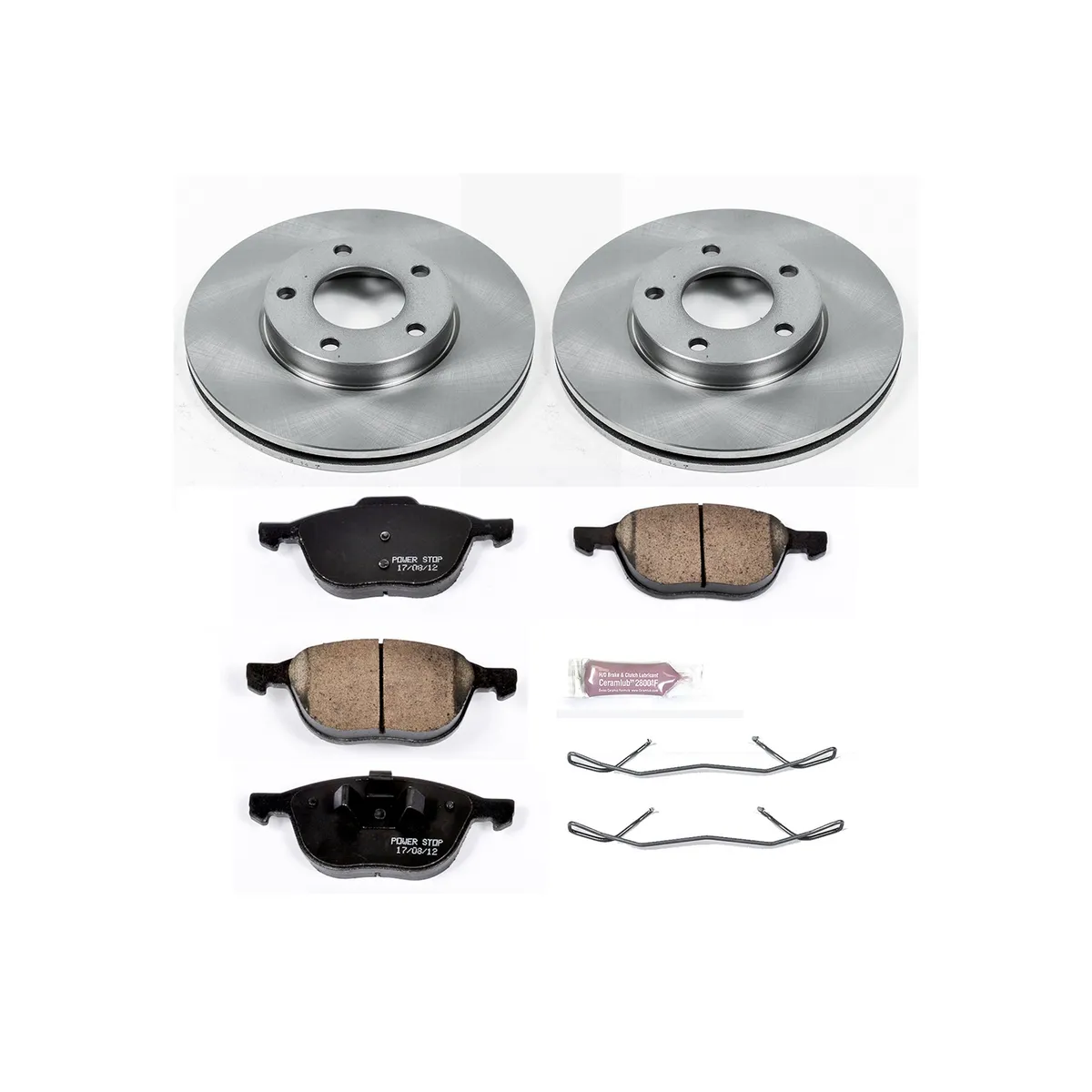 Z17 Direct Replacement Kit: Rotors; Ceramic Pads W/Hardware product image