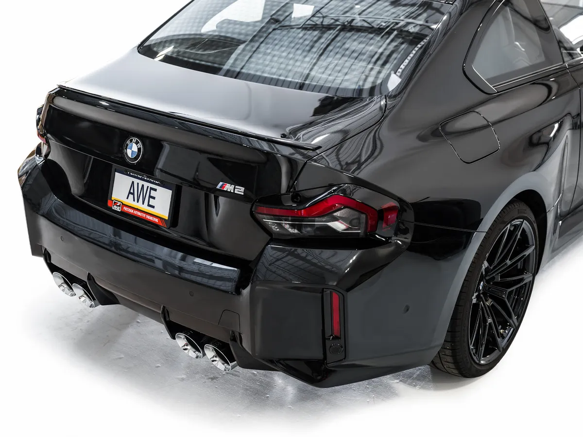 AWE SwitchPath™ Exhaust for BMW G87 M2 - Chrome Silver Tips product image