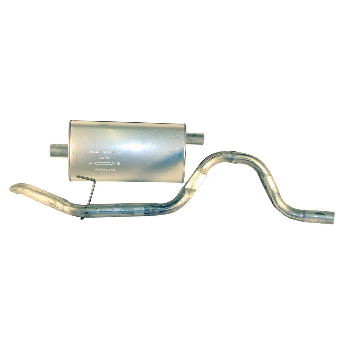 Crown Automotive Jeep Replacement Crown Automotive Jeep Replacement 52018162 Muffler & Tailpipe for 1993-1995 Jeep ZJ Grand Cherokee w/ 4.0L Engine