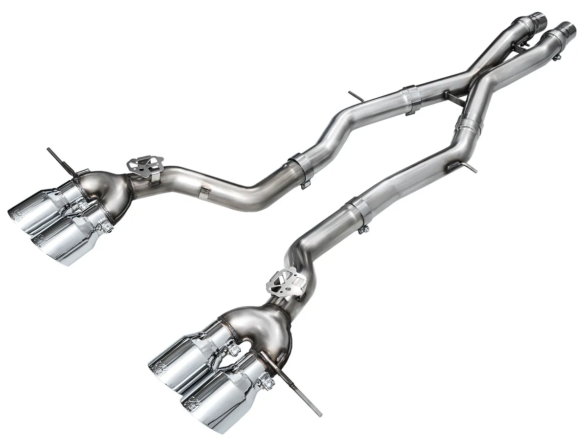 AWE SwitchPath™ Exhaust for BMW G87 M2 - Chrome Silver Tips product image