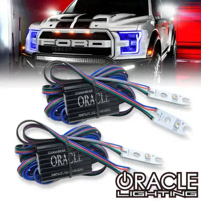 Oracle Lighting ORACLE Lighting 2015-2017 Ford F-150 ColorSHIFT Headlight DRL Upgrade Kit