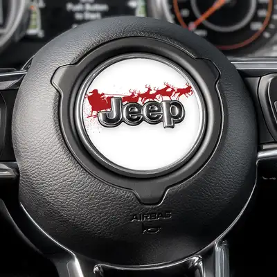 Under The Sun Inserts Santas Sleigh Steering Wheel Decal