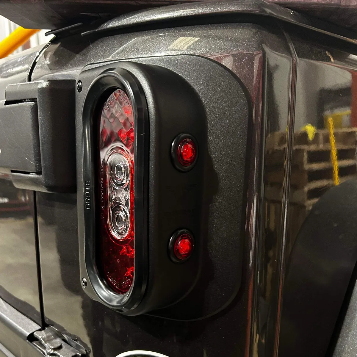 0718 Wrangler Jk/Jku Tail Gunner LED Tail Lights Black product image