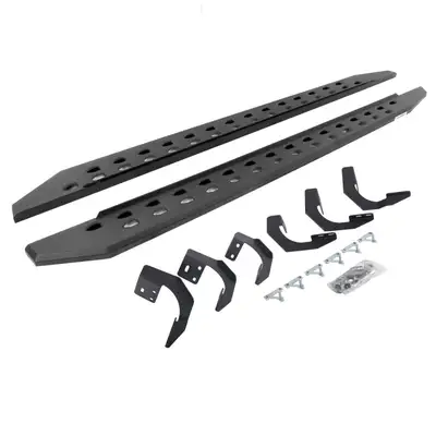 Go Rhino Go Rhino 69430687SPC - RB10 Slim Line Running Boards With Mounting Brackets - Textured Black