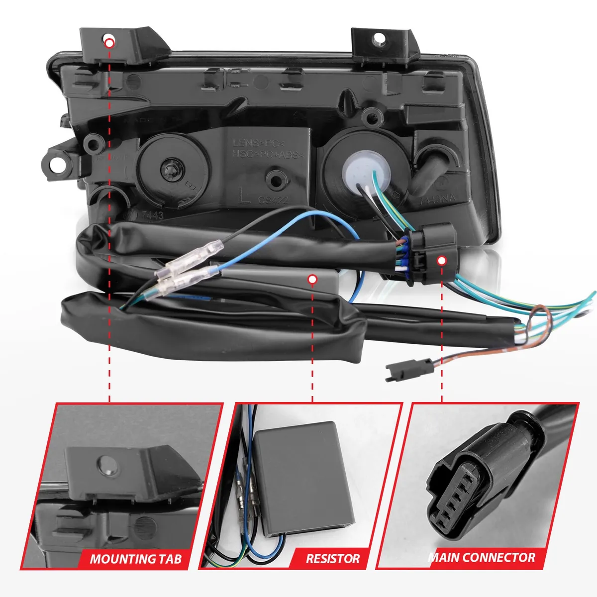 Jeep Wrangler 18-25 / Gladiator 20-25 LED Fender Lights Smoke Lens w/ Sequential Signal (For Models w/ Factory Halogen Fender Lights) product image