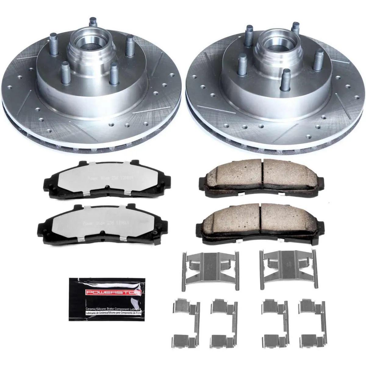 Z36 Truck/Tow Upgrade Kit: Drilled/Slotted Rotors; Carbon-Fiber Ceramic Pads W/Hardware product image