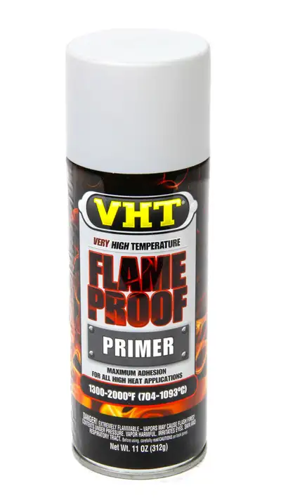 Dupli-Color Extreme High Temperature Coating; Flat White Primer; 11 Oz. Aerosol