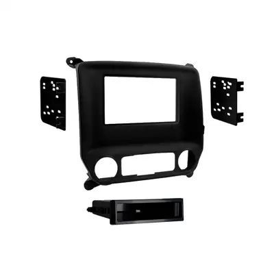 Metra Electronics Custom Fit Mounting Kit; Iso Din W/Pocket or Double Din Radio Provision; Incl.: Radio Trim Panel/Radio Brackets/Pocket/Screws;